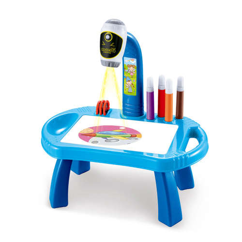 Kids Projector Painting Table Colorful Drawing Board Unboxed
