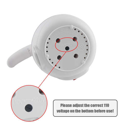 Portable Silicone Collapsible Travel Electric Kettle Unboxed