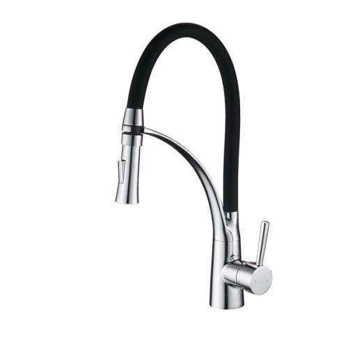 Pull-Down Sprayer Single Handle Kitchen Sink Faucet Unboxed