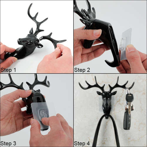 Deer Head Key Hanger & Wall Hook Home Decor Unboxed