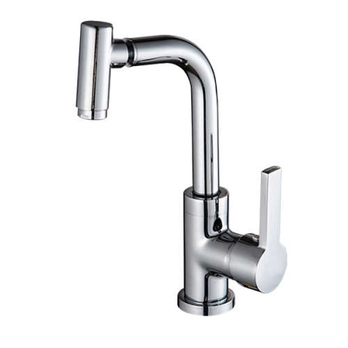 Hot & Cold 360 Degree Swivel Single Hole Faucet Unboxed