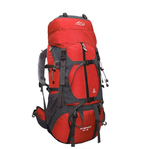 65L Outdoor Sports Hiking Camping Backpack-Red Unboxed