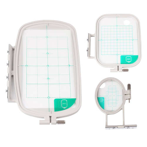 Embroidery Machine Hoops Set for Brother Machines - Set of 3 Unboxed