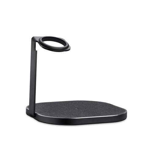 2 in 1 Fast Wireless Charger Stand for iPhone iwatch Galaxy S9 Unboxed