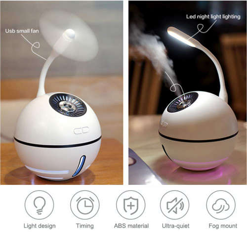 4-in-1 Space Ball Humidifier - White Unboxed