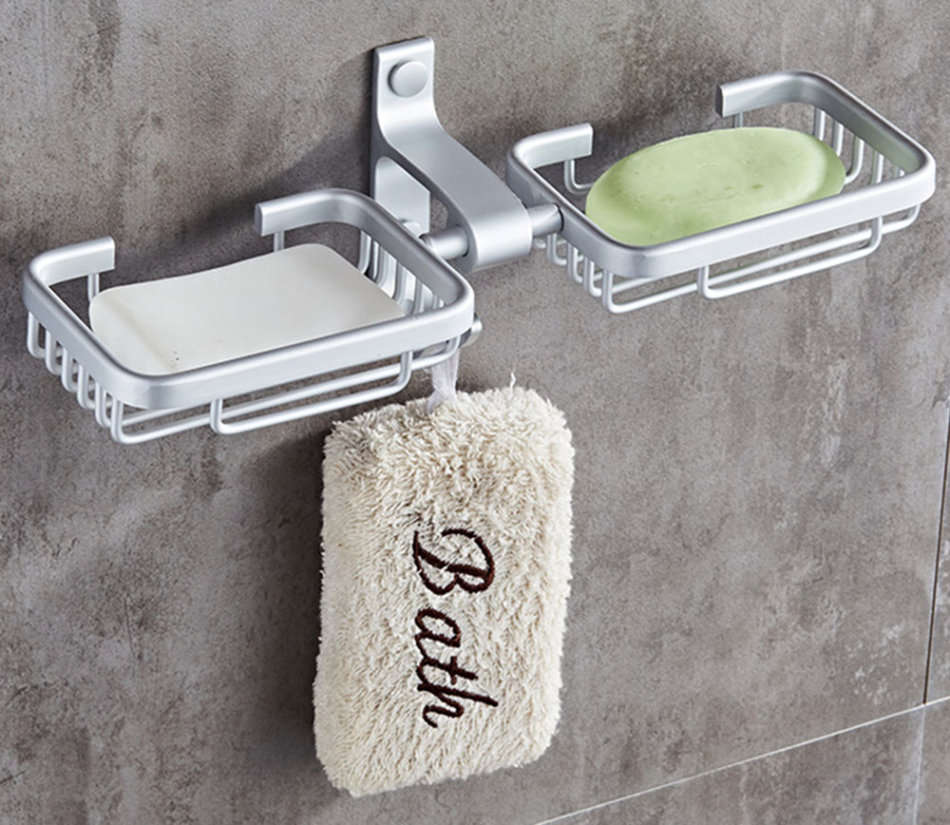 Bathroom Accessories Soap Box - Silver Unboxed