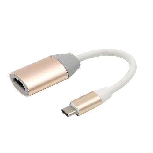 Type-C to HDMI Video Audio Adapter Cable Connectors Unboxed