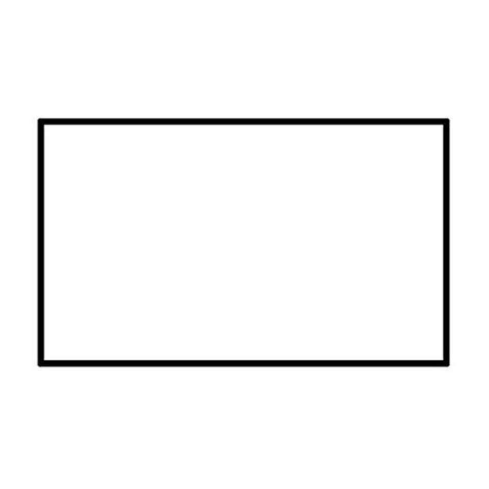 Professional 4:3 PVC Fabric Projector Screen - 60" Unboxed