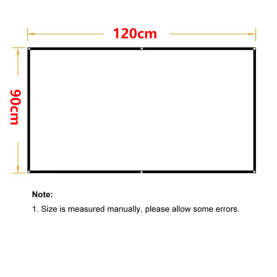 Professional 4:3 PVC Fabric Projector Screen - 60" Unboxed