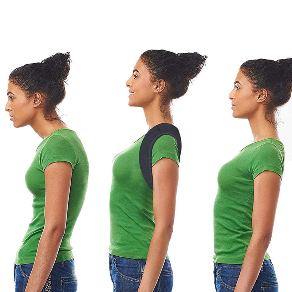 Adjustable Shoulder & Back Brace Posture Corrector Unboxed