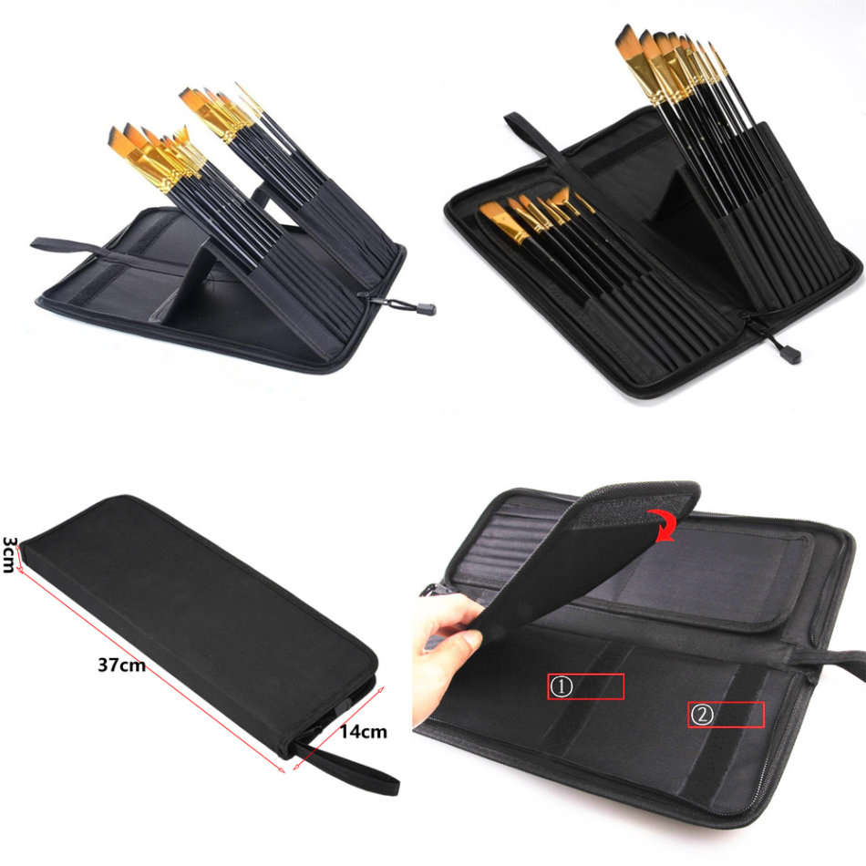 15 in 1 Long Handle Paint Brush Set Unboxed