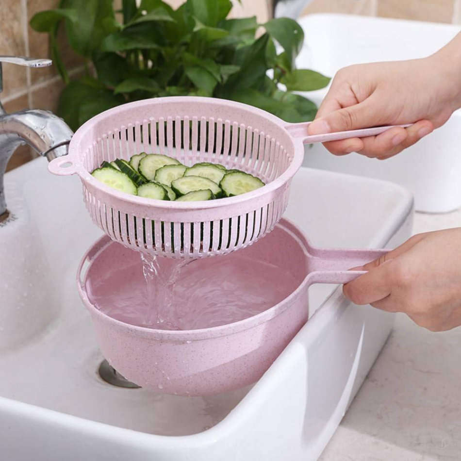 9-in-1 Multipurpose Kitchen Mandoline Slicer Kit - Pink Unboxed