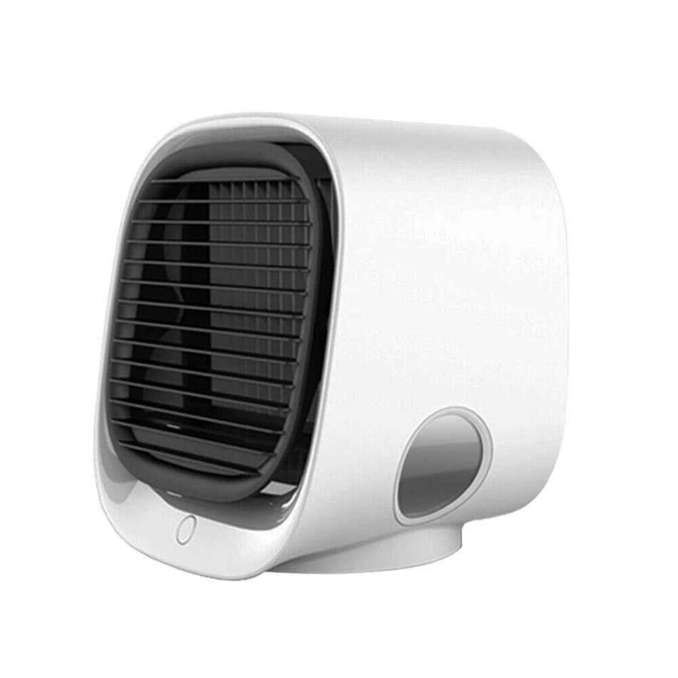 Portable Desktop Mini USB Fan Air Conditioner Purifier Humidifier - White