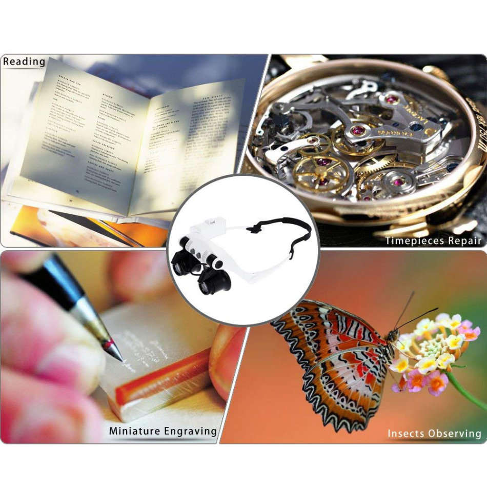 Watch Repair Magnifier With Two LED Unboxed