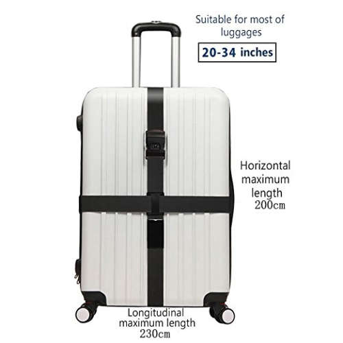 Cross Suitcase Belt with Password Luggage Strap Unboxed