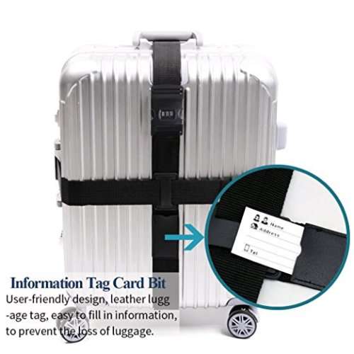 Cross Suitcase Belt with Password Luggage Strap Unboxed
