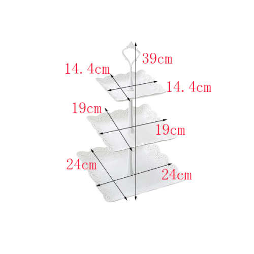 3 Tiered Cake Stand Unboxed