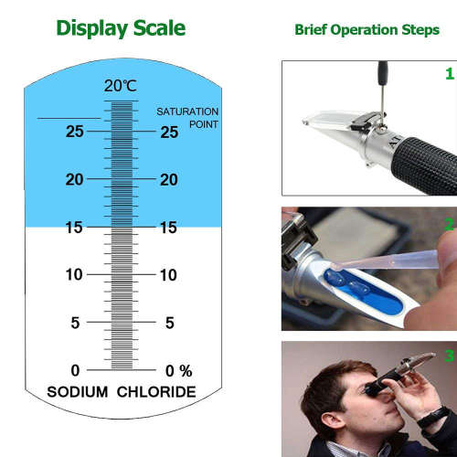 0-28% ATC Digital Food Salinity Refractometer Unboxed