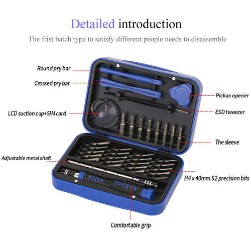 Professional 36 in 1 Precision Magnetic Screwdriver Set Unboxed