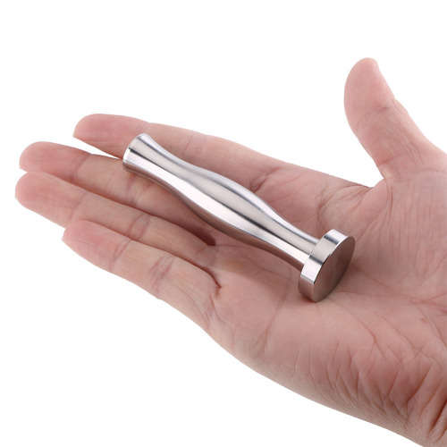 Stainless Steel Coffee Tamper Hammer with Reusable Capsule Unboxed