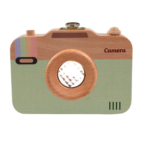 Creative Camera Shape Baby Tooth Keepsake Box Unboxed