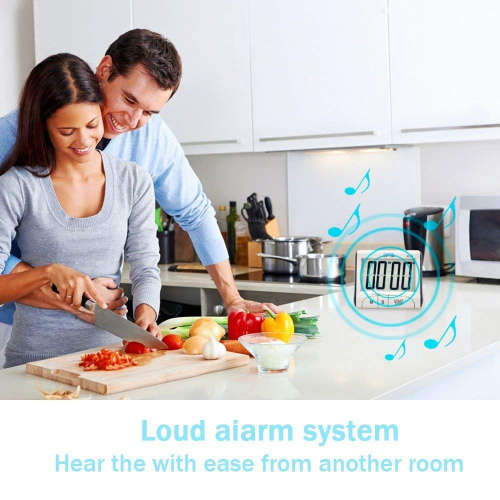 Magnetic LCD Digital Kitchen Table Clock & Count-down Cooking Timer Unboxed
