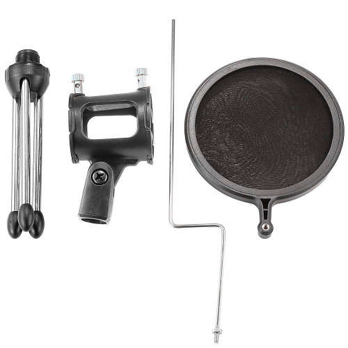 Foldable Desktop Mic Microphone Tripod Stand Unboxed