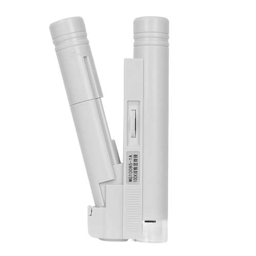 100X Pocket Reading Illuminant Magnifier with LED Light & Scale Loupe Unboxed