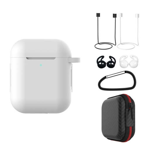 7-in-1 Protective Accessories Set for Apple Airpods - White Unboxed