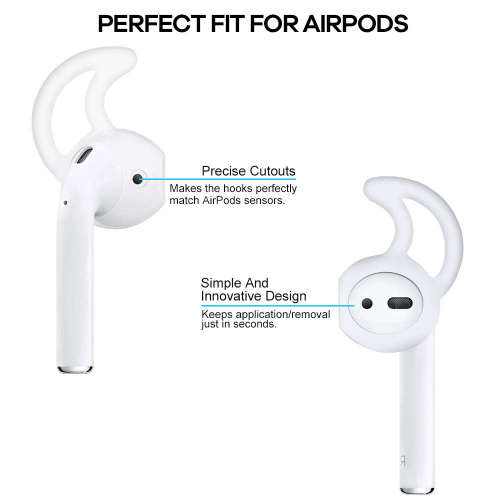 7-in-1 Protective Accessories Set for Apple Airpods - White Unboxed