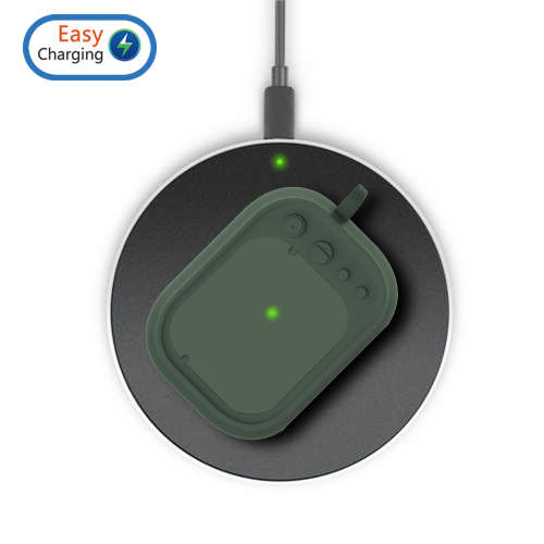 3D Soft Silicone Retro TV Shape Case Cover for AirPods Pro-Green Unboxed