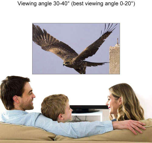 60inch 4:3 3D HD Portable Foldable Anti-Light Curtain Projector Screen Unboxed