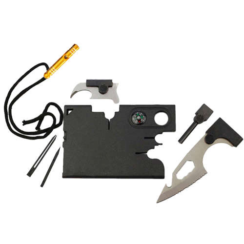 18 in 1 Multipurpose Survival Rescue Card Tool Unboxed