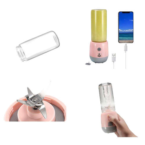 Portable USB Rechargeable Fruit Juicers Unboxed