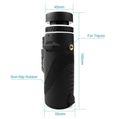 40x60 Waterproof Single Hand Monocular Telescope Unboxed