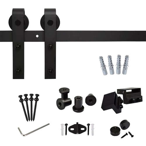 Sliding Barn Wood Door Sliding Track Hardware Kit Unboxed