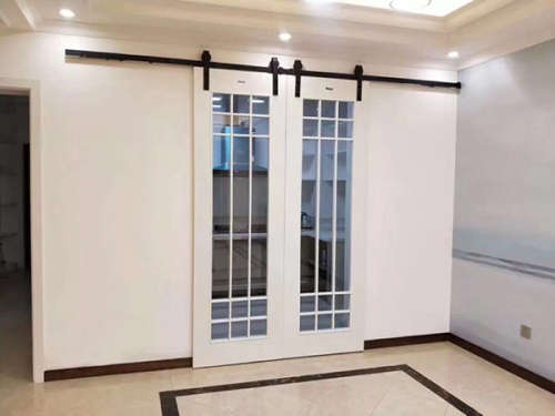 Sliding Barn Wood Door Sliding Track Hardware Kit Unboxed