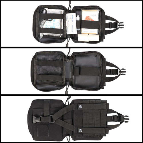 Tactical Molle EMT Accessory Pouch - Black Unboxed