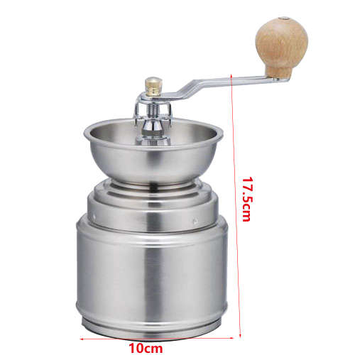 Stainless Steel Adjustable Hand Coffee Grinder Unboxed