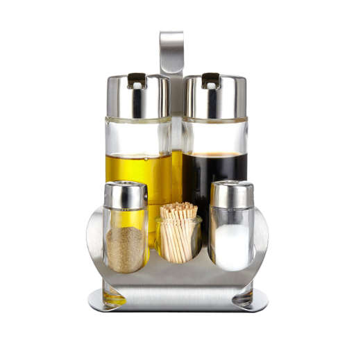 Olive Oil and Vinegar Bottle Set - 5 Piece Unboxed