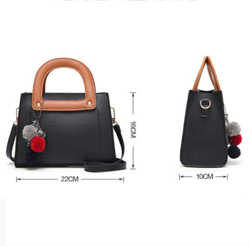 Black PU Leather Small Handbags Unboxed
