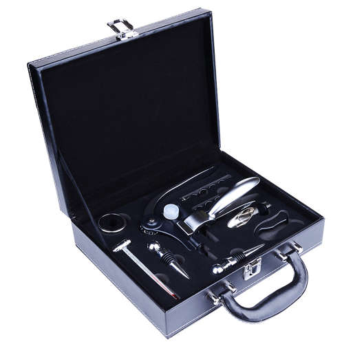 Grape Wine Bottle Accessories Corkscrew Kit - 8 Pieces Unboxed