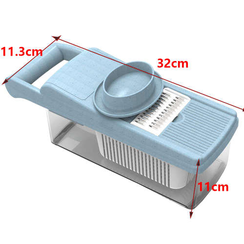 Multi-function Vegetable Slicer with 6 Interchangeable Blades Unboxed