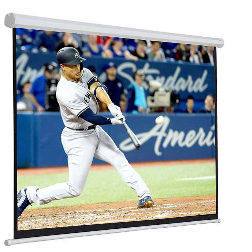 Manual Pull Down 16:9 Projector Screen - 100" Unboxed