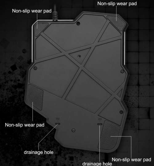 One-hand 35-Key Gaming Keypad with LED Backlights Unboxed