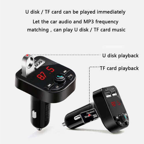 Wireless Bluetooth FM Transmitter Wireless Receiver & Music Stereo Adapter Unboxed