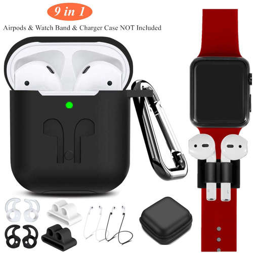 9-in-1 Silicone Protective Accessories Set for Apple Airpods  Unboxed