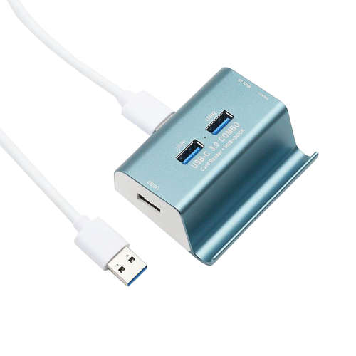 Multifunction USB 3.0 HUB Card Reader & Mobile Phone Holder Unboxed