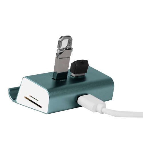 Multifunction USB 3.0 HUB Card Reader & Mobile Phone Holder Unboxed