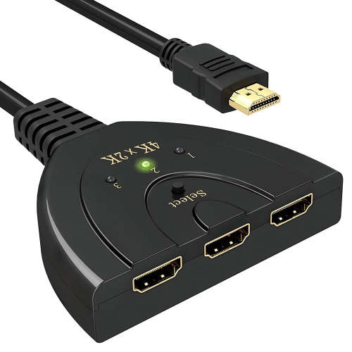 HDMI Switch 3 Port Splitter Supports Full HD 4K 1080p 3D Player Unboxed